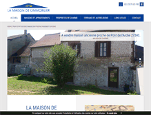 Tablet Screenshot of maisondelimmo.fr